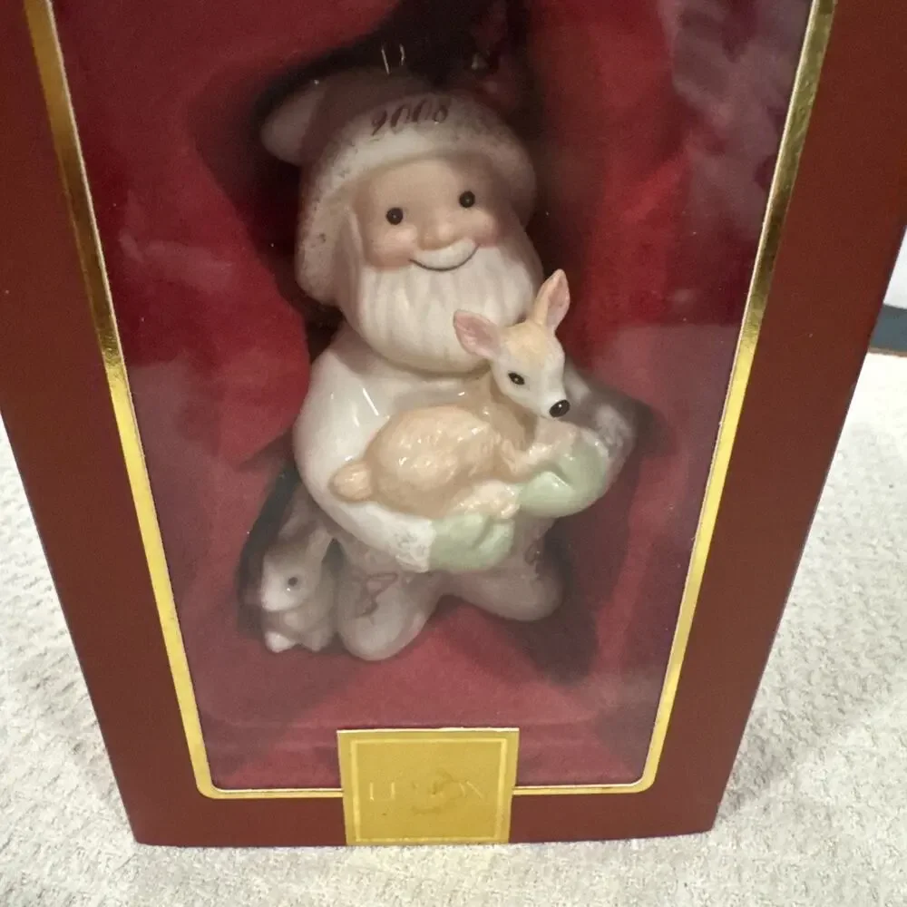 Lenox 2008 Annual Santa's Woodland Friends Ornament